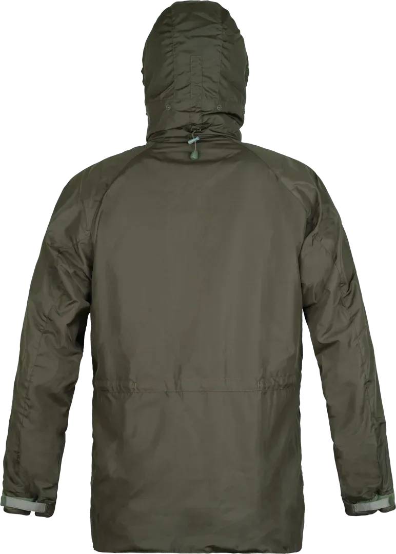 Mens Bird Watching Waterproof Jacket Paramo Halkon In Moss Back