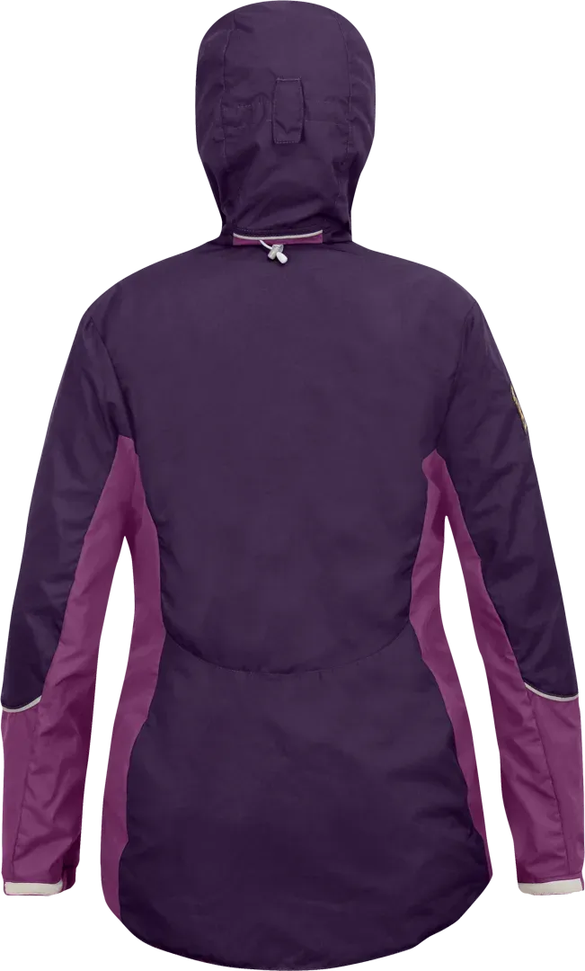 Womens Andina Jacket Elderberry Foxglove Waterproof Hiking Jacket Back