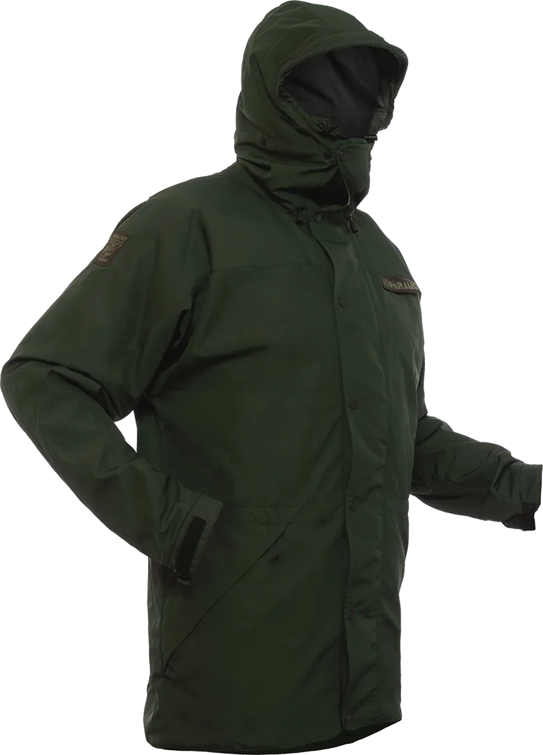 Mens Cascada Waterproof Jacket Forest Angled