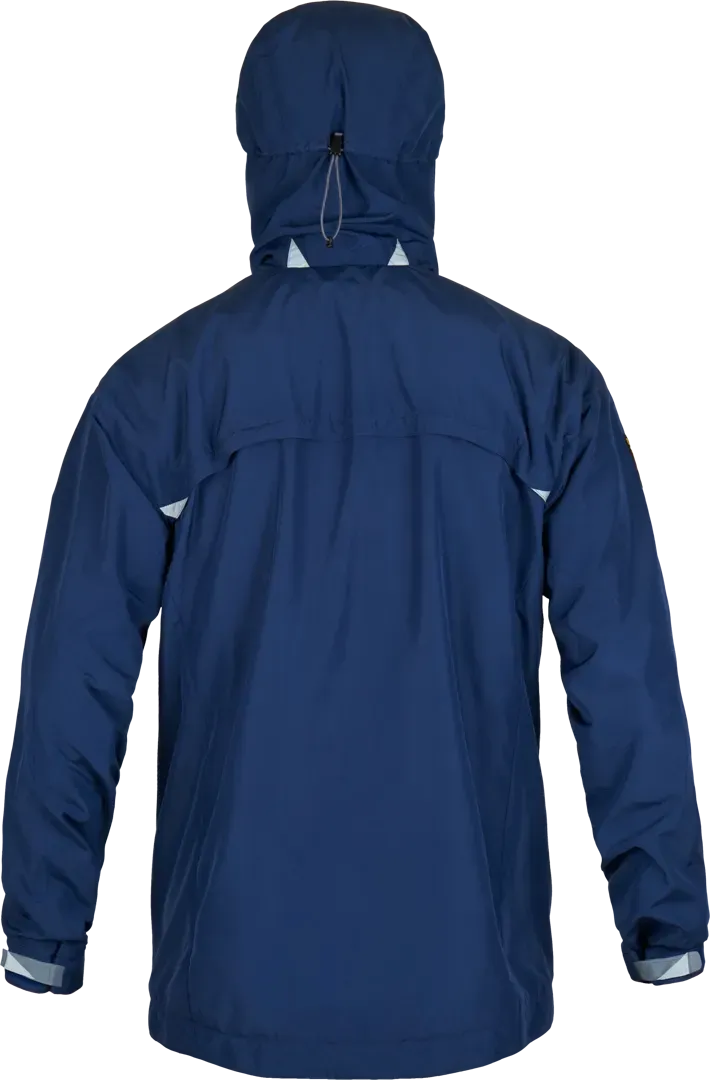Mens Hiking Windproof Jacket Bentu In Midnight Back