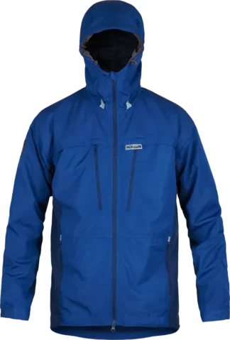 Mens Walking Windproof Jacket Bentu In Cobalt And Midnight Front