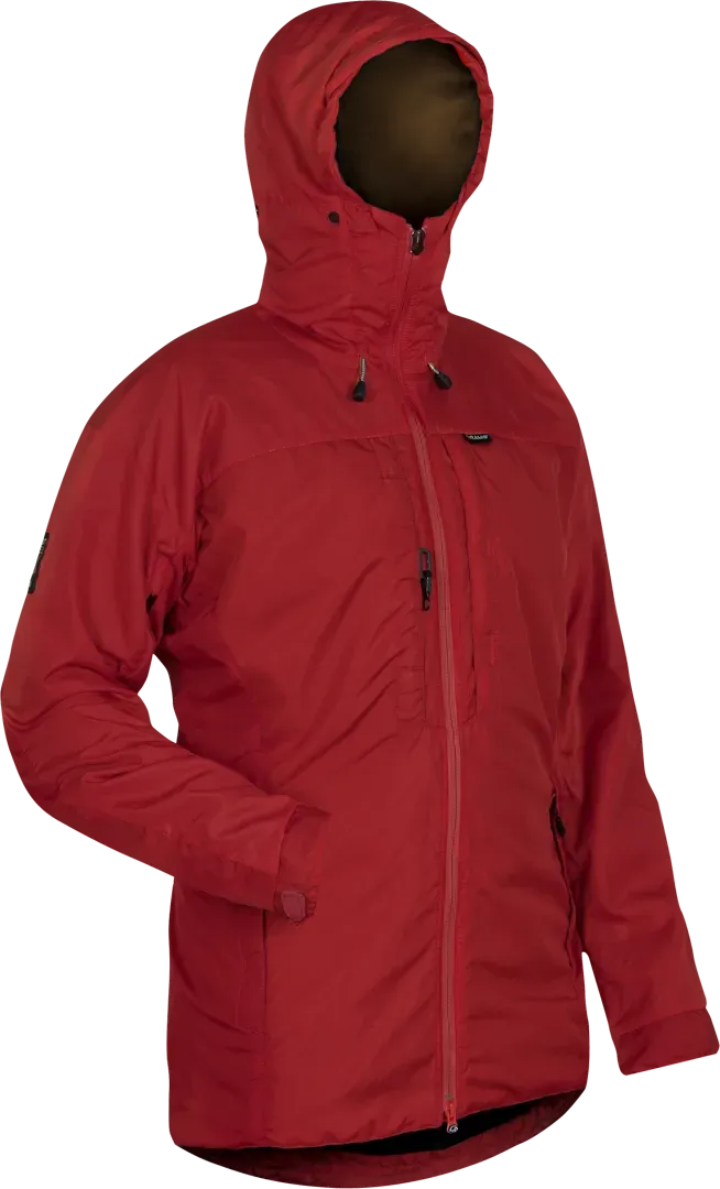 Mens Waterproof Hiking Jacket Paramo Alta Iii Fire Angled