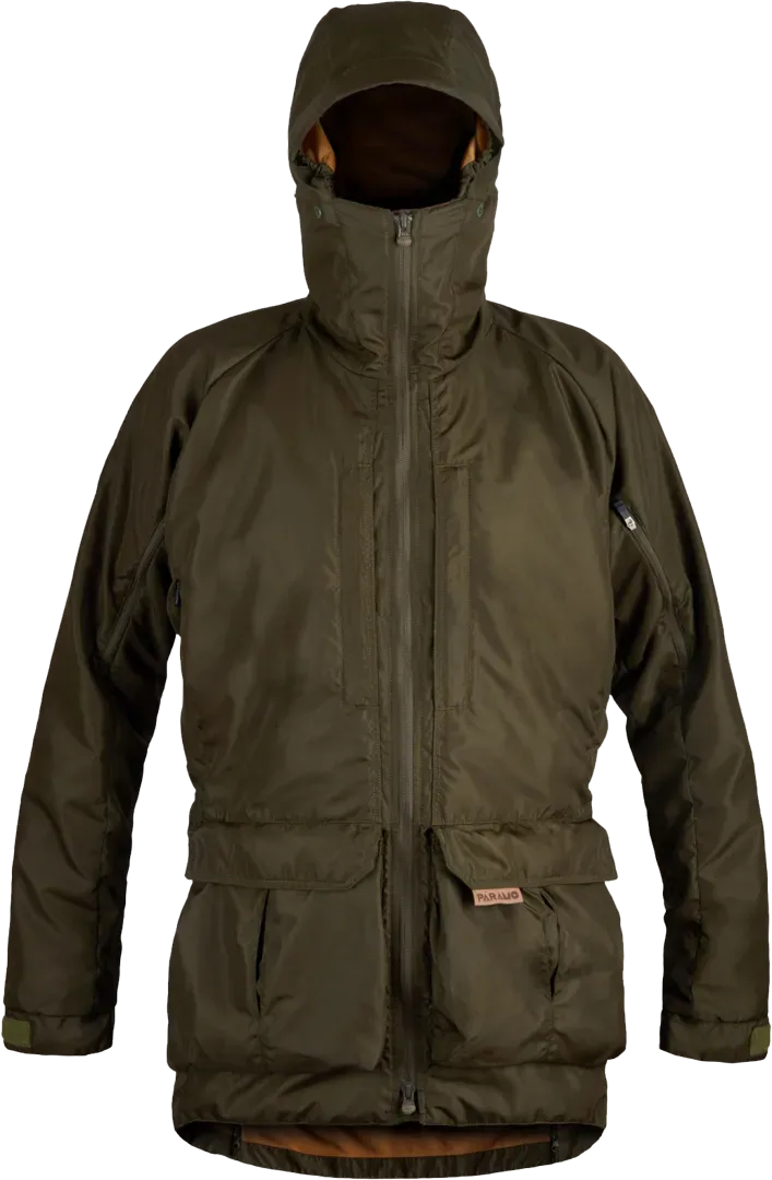 Mens Waterproof Nature Watching Jacket Pajaro In Moss Front