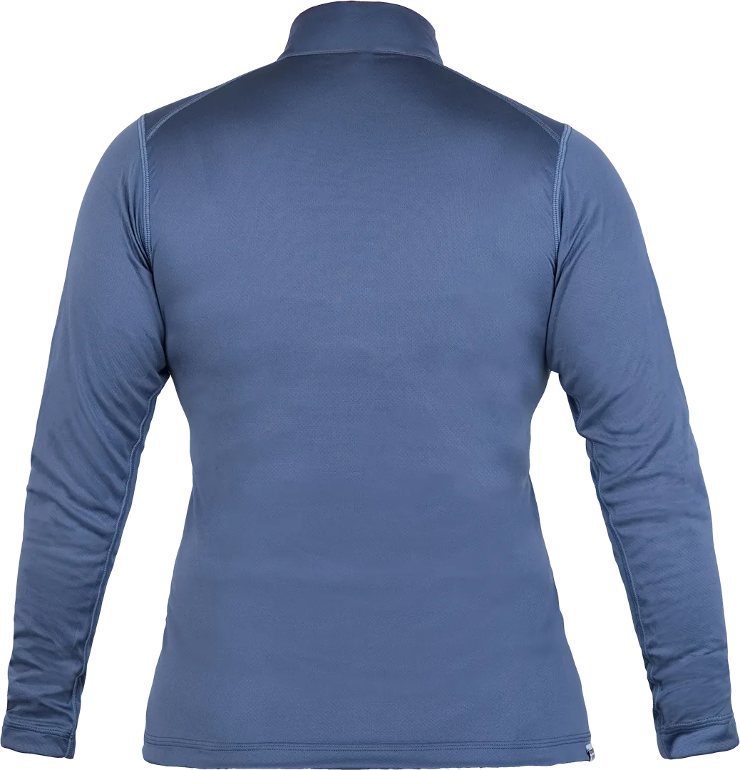 Womens Cambia Ls Zip Indigo Back 1080px