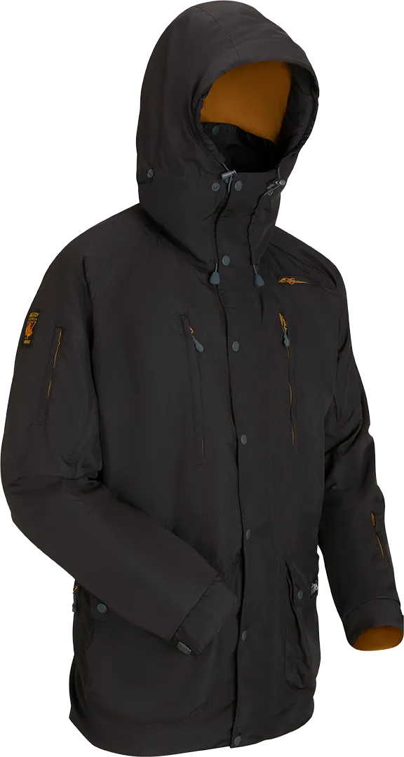 M Halkon 360 Jacket Dark Grey Front Angled